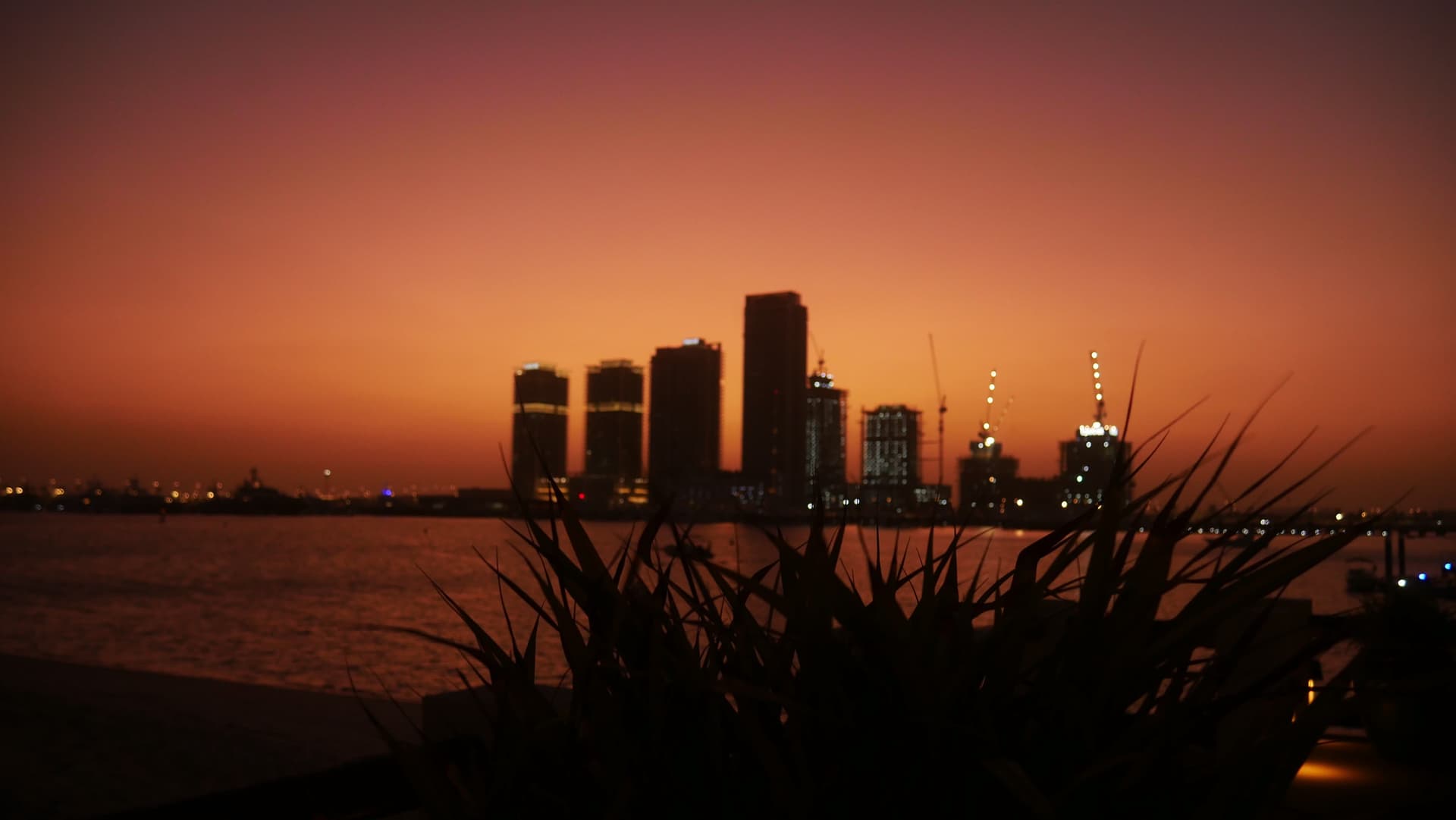 Desert City Twilight