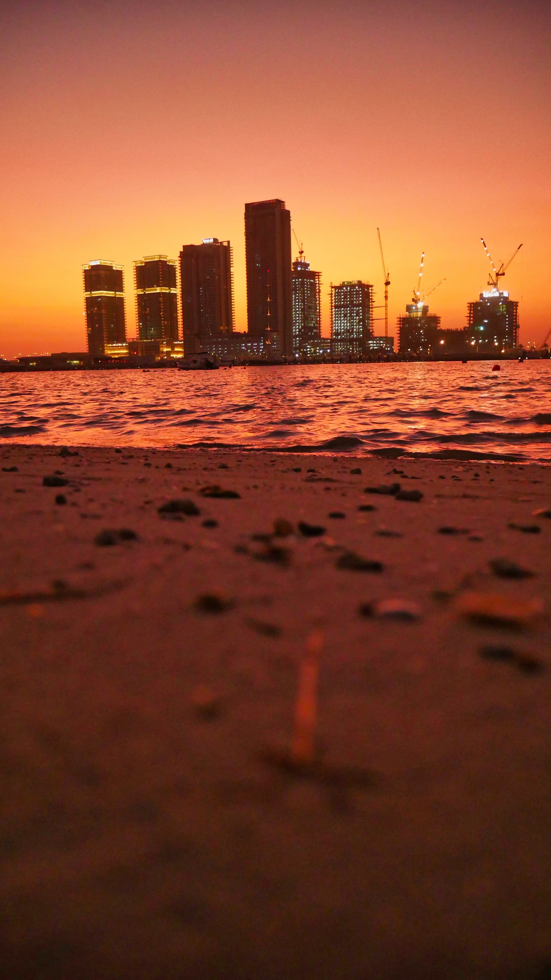 Dubai's Fiery Canvas